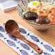 Soup Spoon Natural Wooden Soup Porridge Ramen Rice Long Handle Spoon Cutlery Suitable For Family Restaurant Ramen Rice Long Handle Spoon