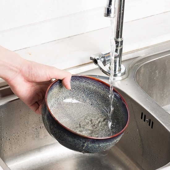 36 oz Bowl Set - Set of 2 Ceramic Bowls 7" Salad Bowls - Soup Bowls - Kitchen Grain Bowls