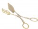Retro Zinc Alloy Bread Tong Baking Food Clip Kitchen Tool Square Head Bread Tong Cake Tong Food Clip(Gold)